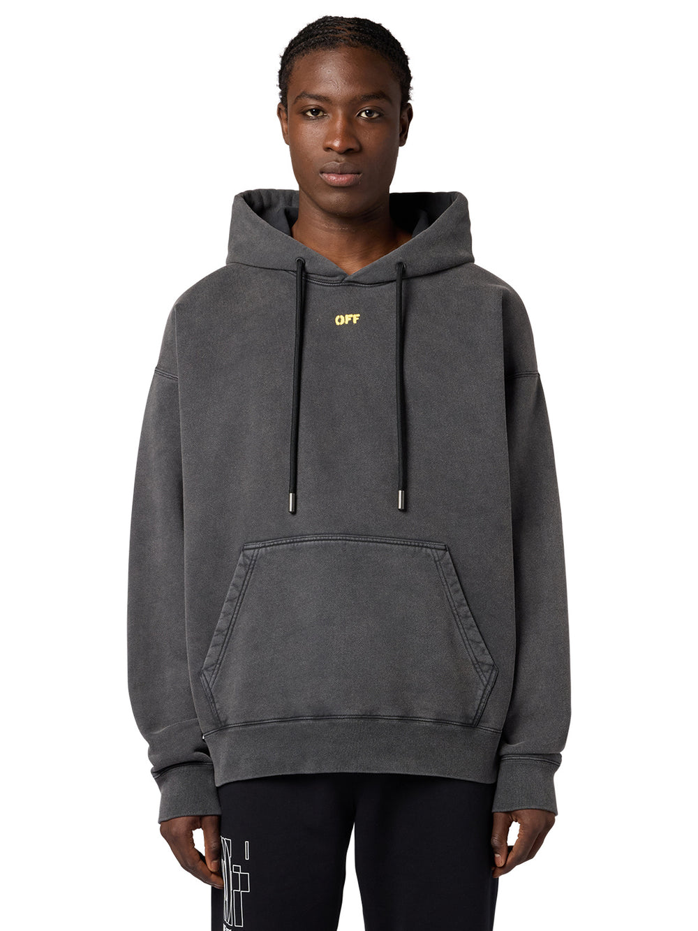 Off-White Fallen Caravaggio Skate Hoodie in Mareado black – view 2 of 2