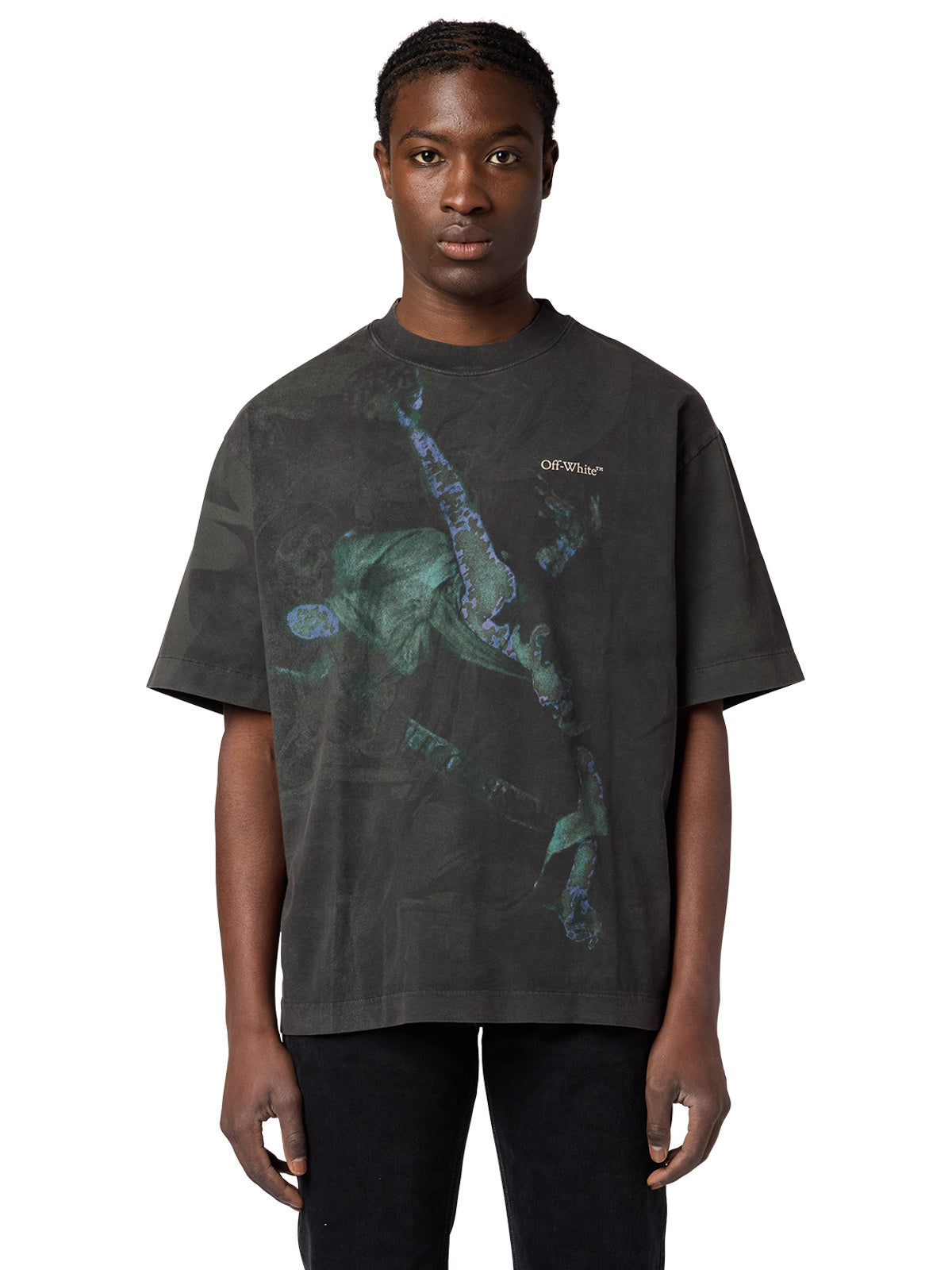 DARK CARAVAGGIO S/S SKATE TEE - VINTAGE BLACK