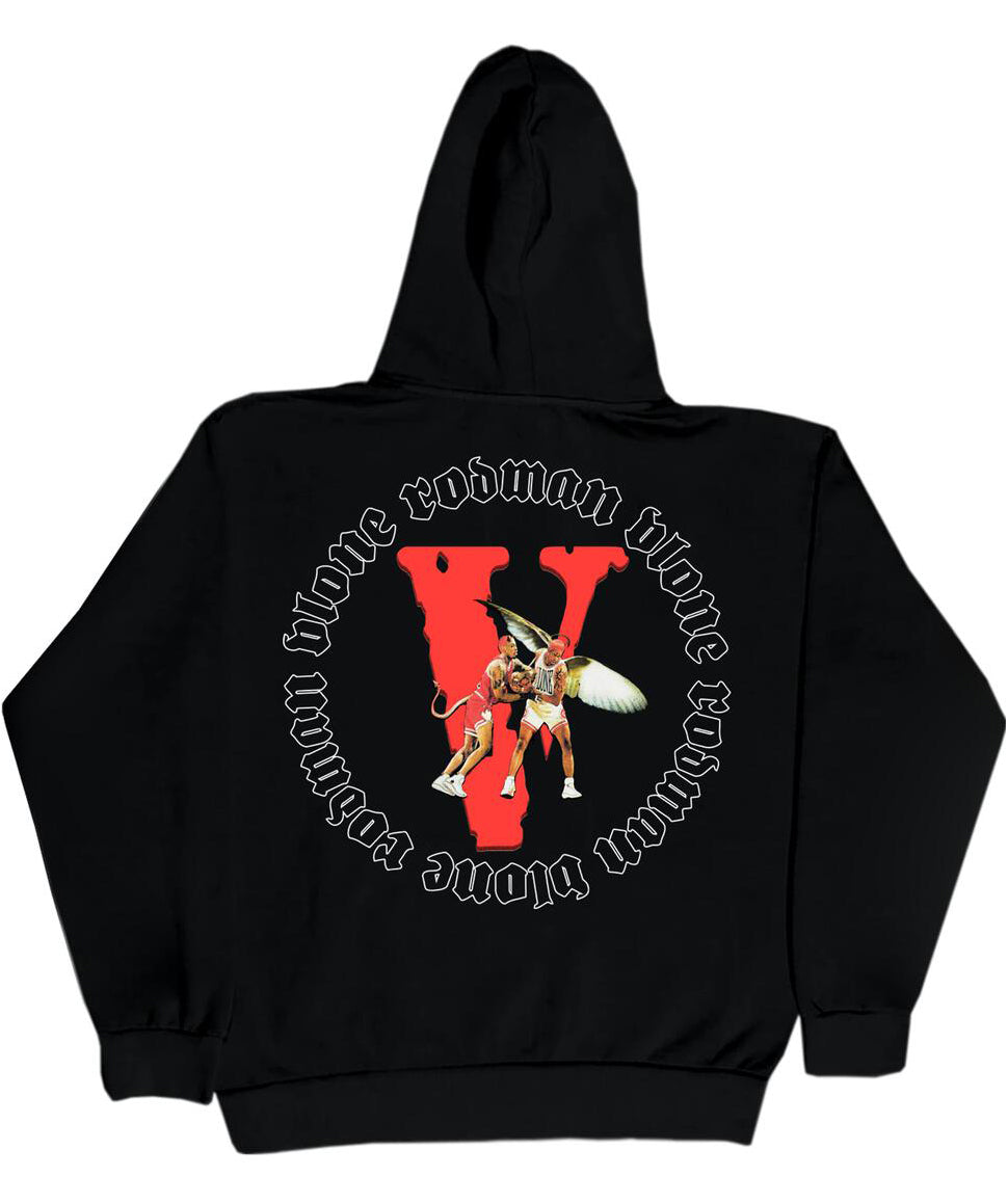 ANGEL VS DEMON HOODY - BLACK