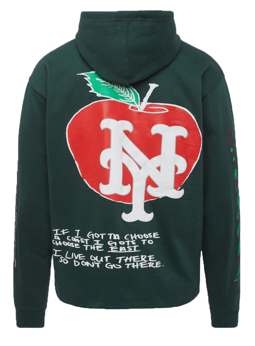 Homme + Femme Cali to NYC Hoodie in Forest Green – view 2 of 6
