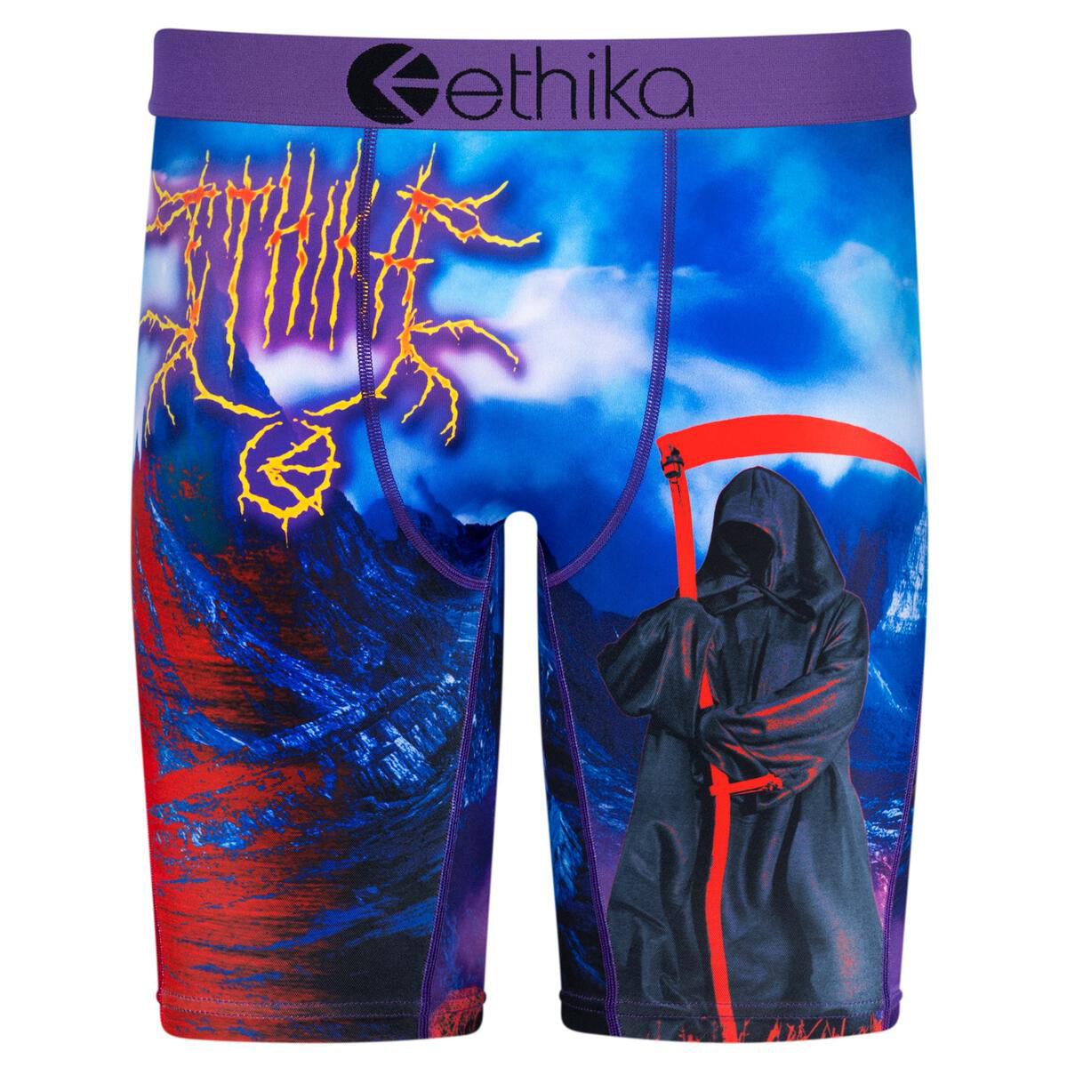 Ethika Reap Sow Boxer Brief in red and blue – view 1 of 2