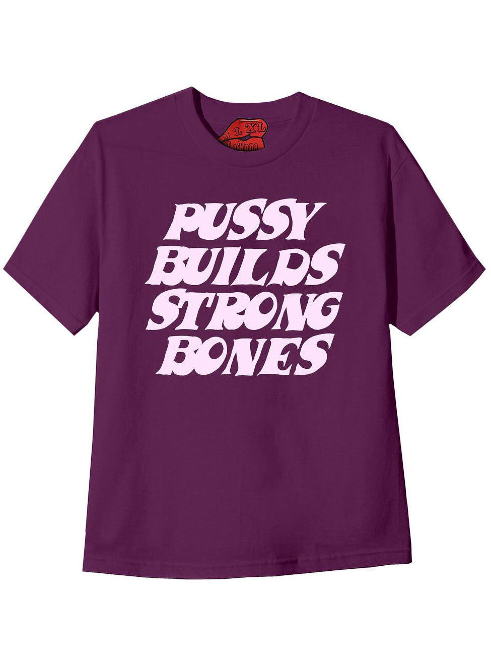 DISCHARGE PBSB T-SHIRT - PURPLE