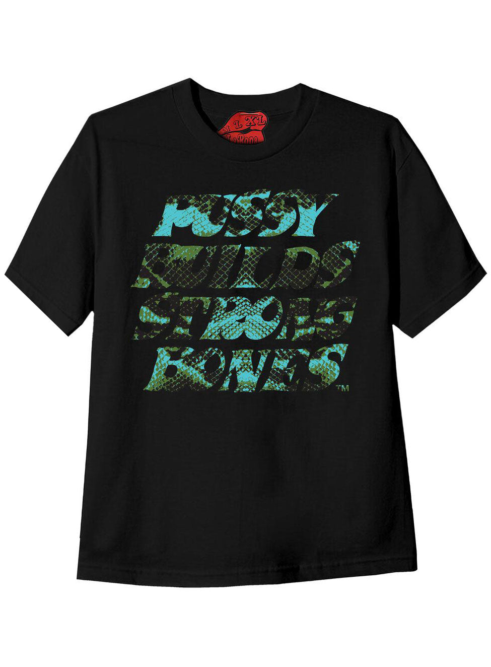 SNAKESKIN PBSB T-SHIRT - BLACK