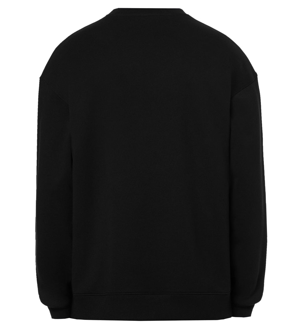 Moschino Logo Crewneck Sweatshirt in black/gold – view 2 of 2