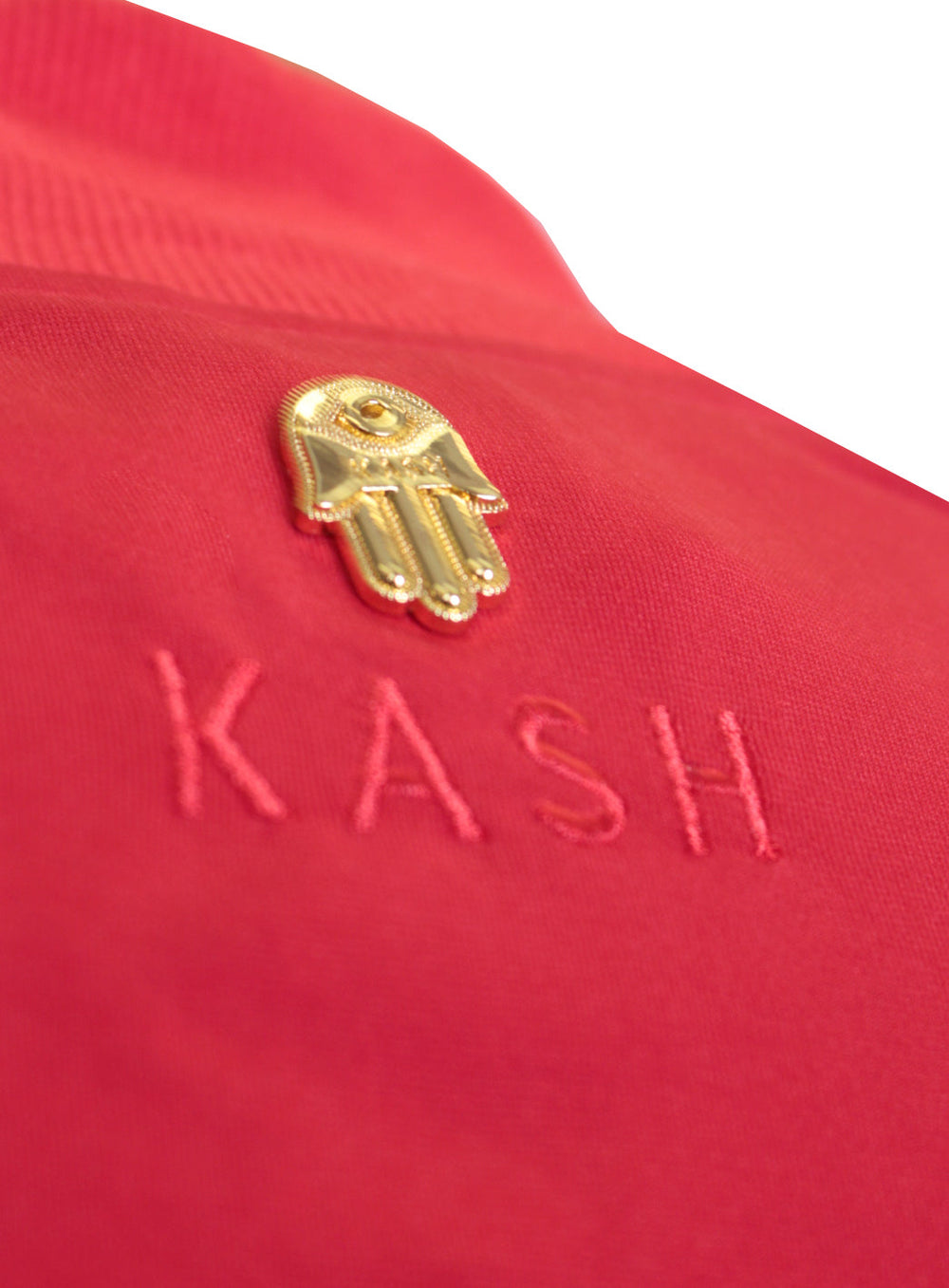 Kash AF Track Jacket with Side Stripes in red – view 3 of 5