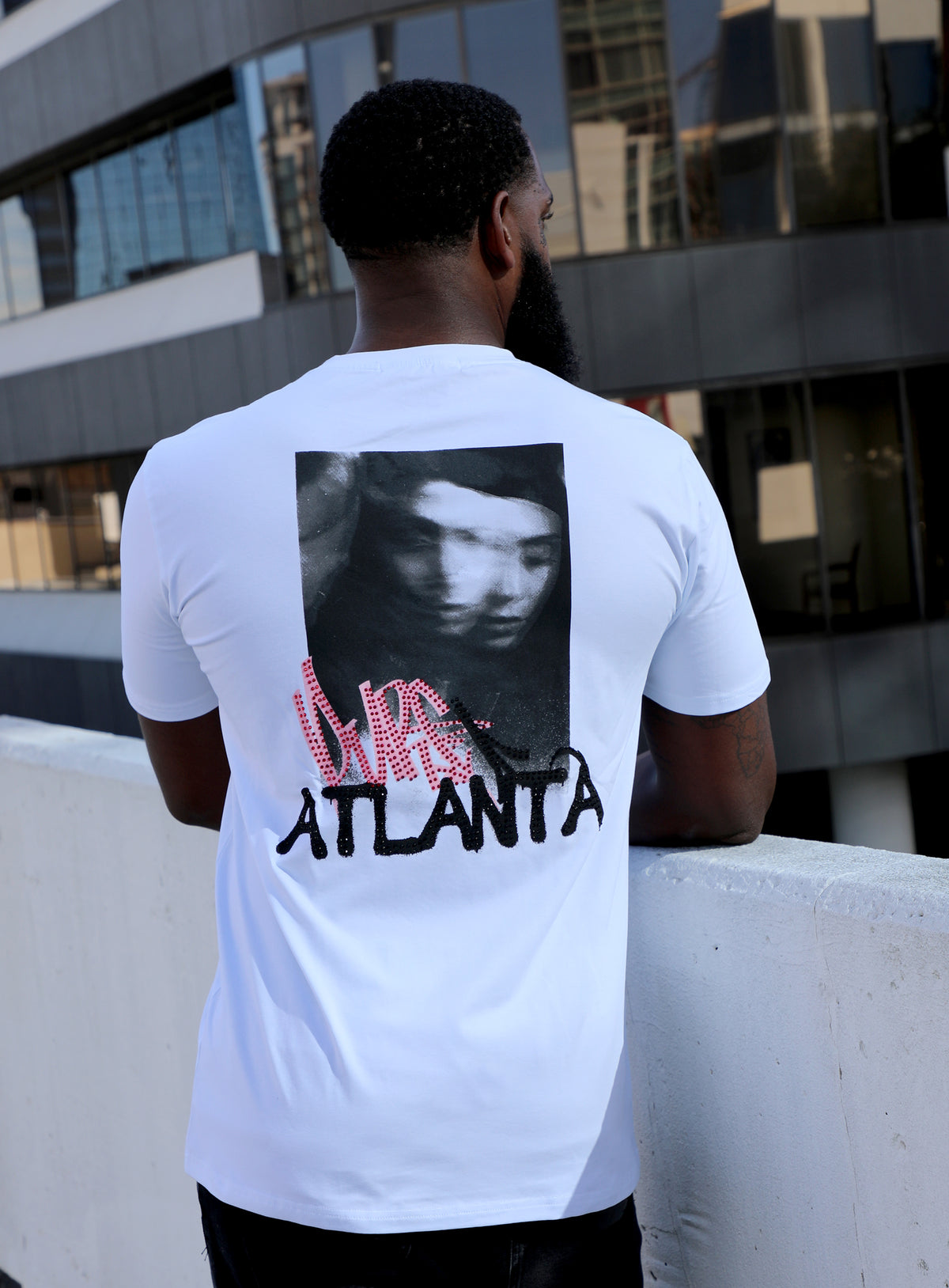 Pure Portrait Diamond Tee - White