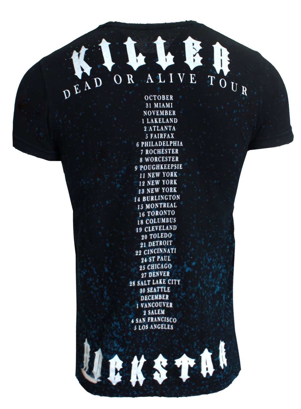 Rockstar Keifer Tee Shirt in black/blue – view 2 of 2