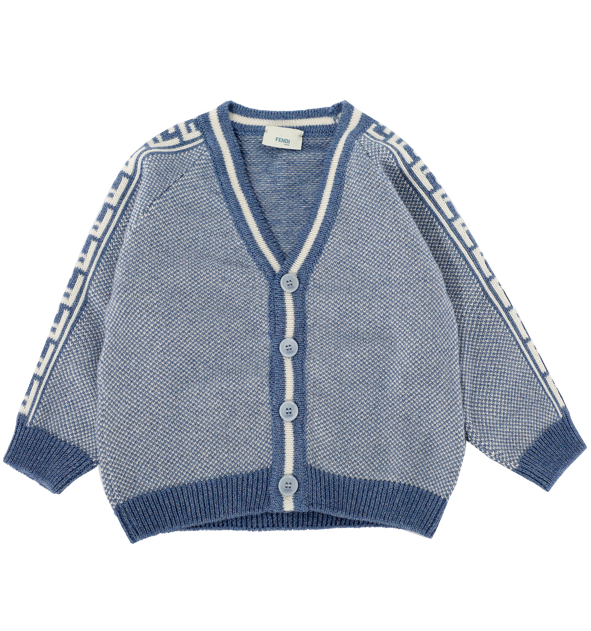 BABY BOY KNITTED CARDIGAN - BLUE