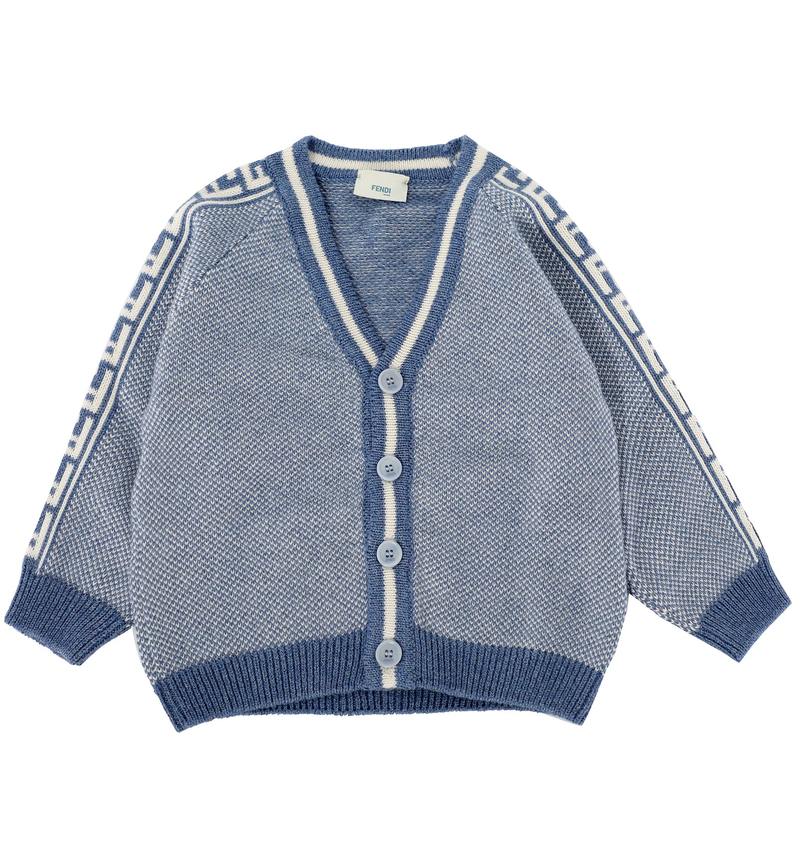 BABY BOY KNITTED CARDIGAN - BLUE