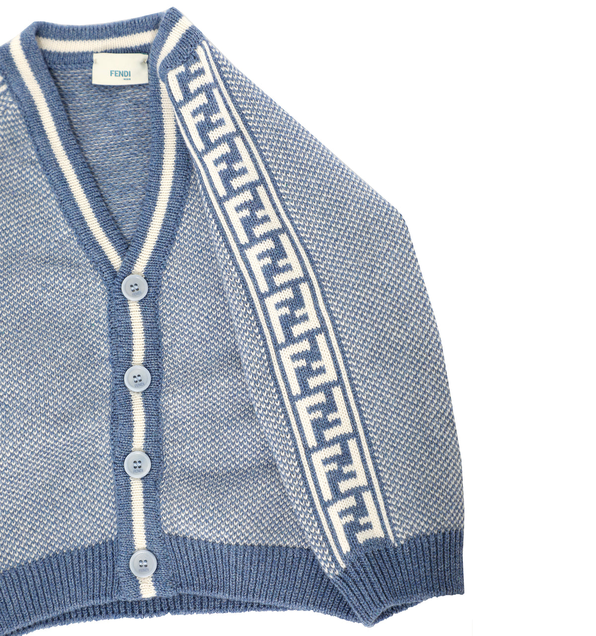 BABY BOY KNITTED CARDIGAN - BLUE