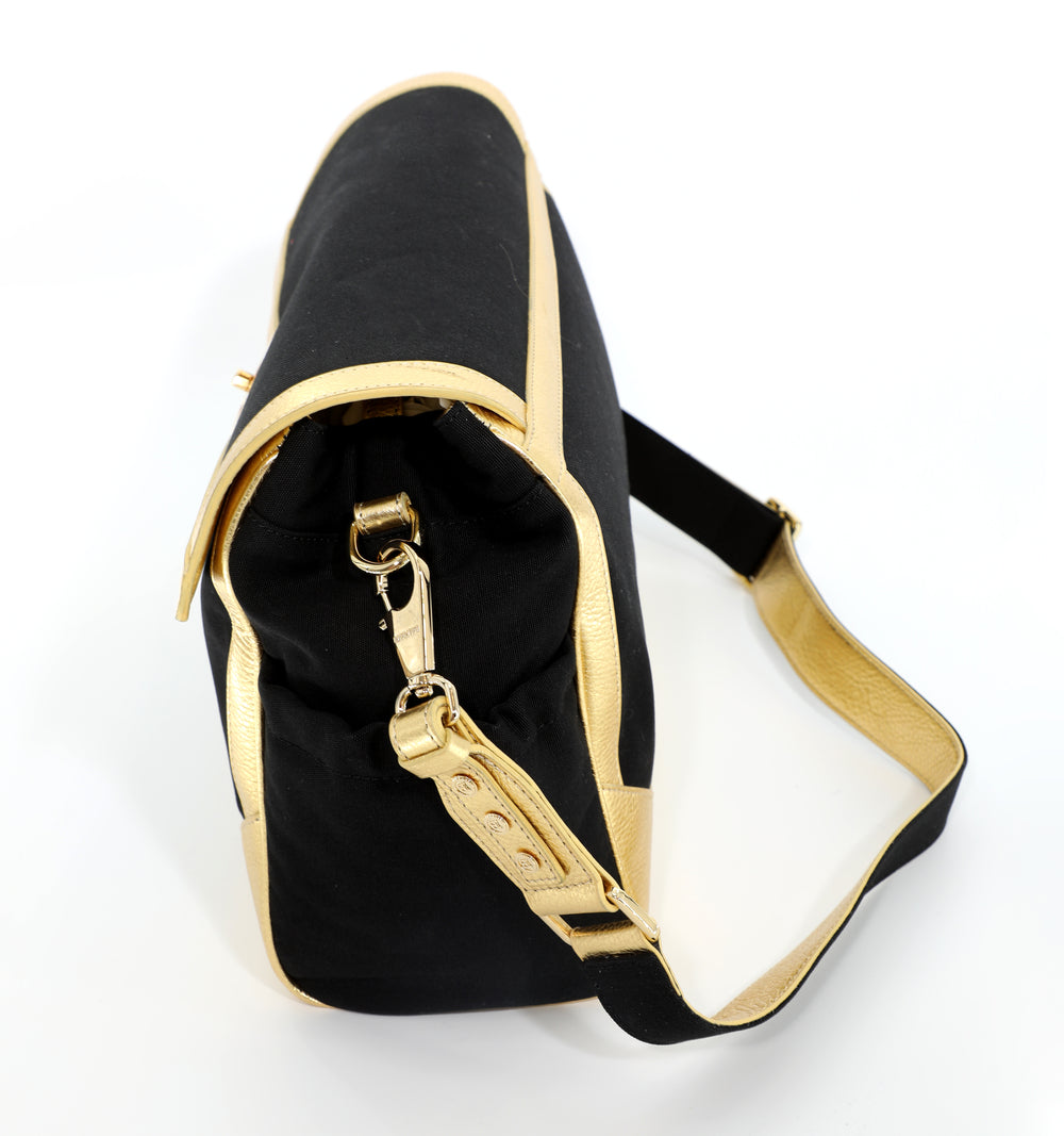 BALMAIN BABY BAG WITH GOLD BUCKLE