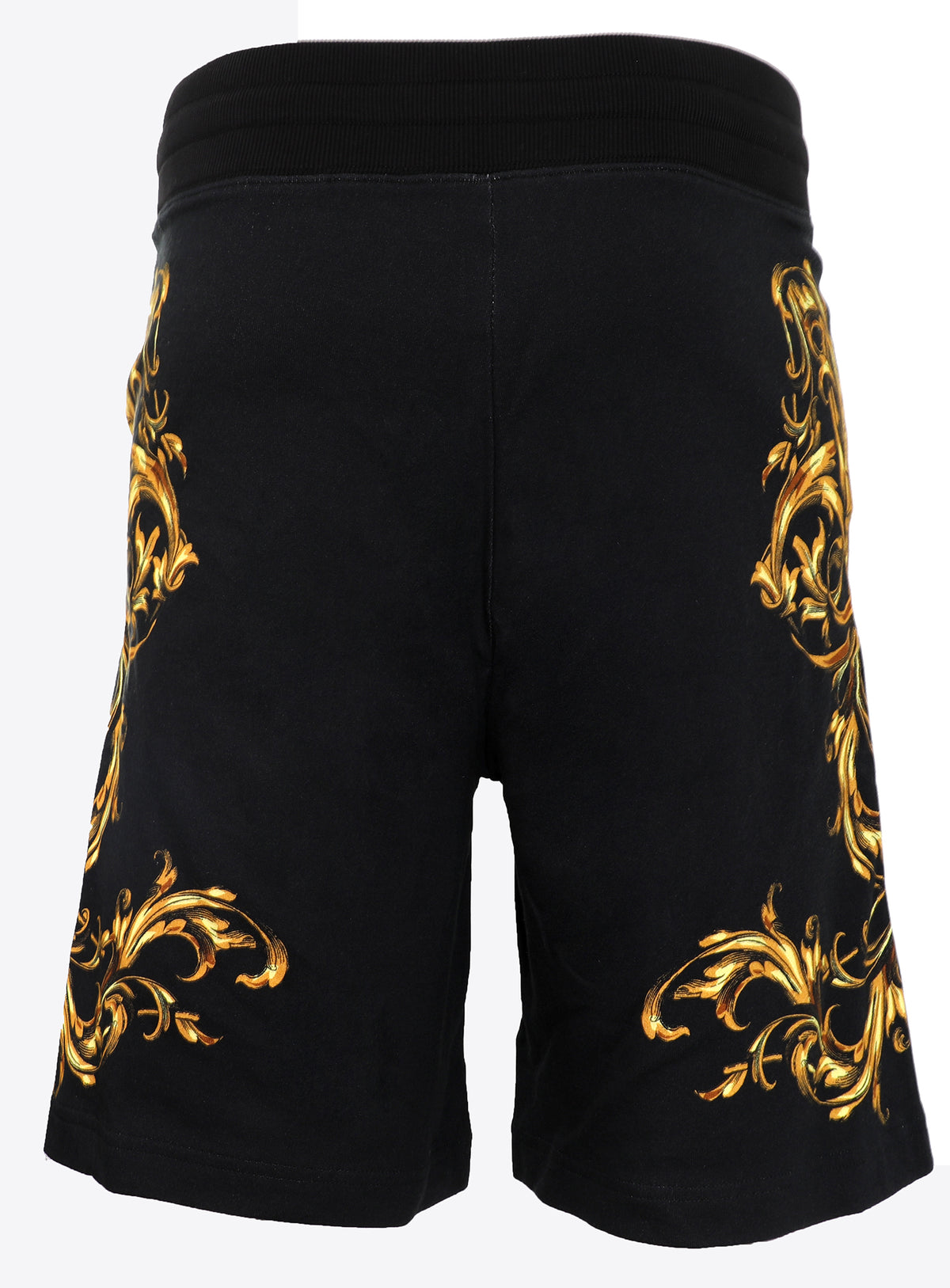 BAROQUE SUN IN FELPA PRINT SHORT - BLACK/GOLD