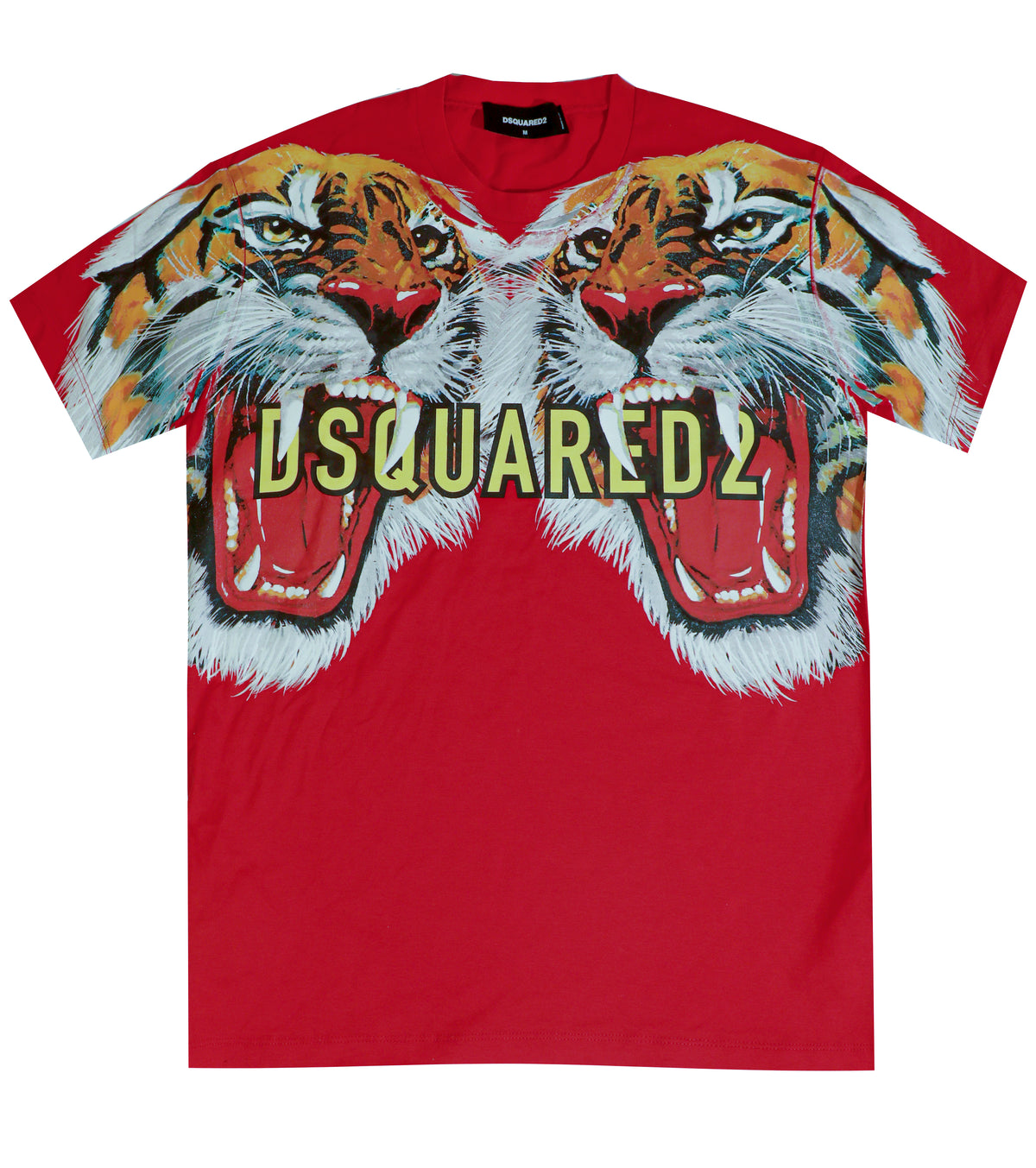 TWO-FACED TIGER SS TEE-RED