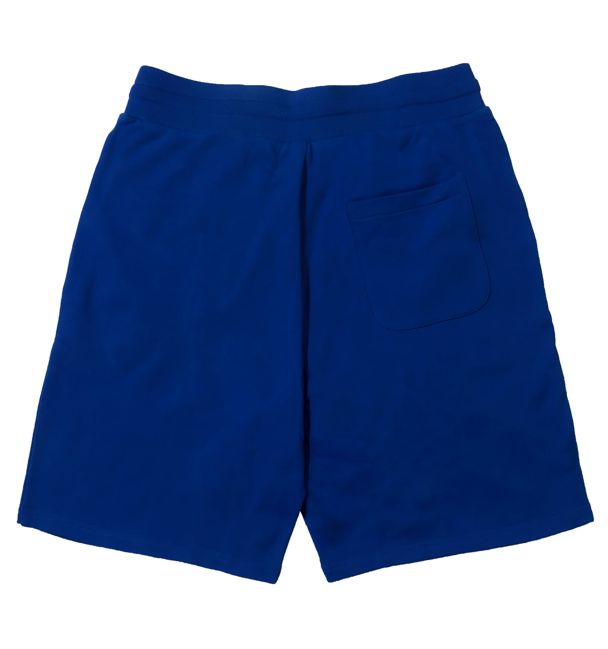 MOSCHINO LOGO SHORTS W/ BLACK TEXT-BLUE