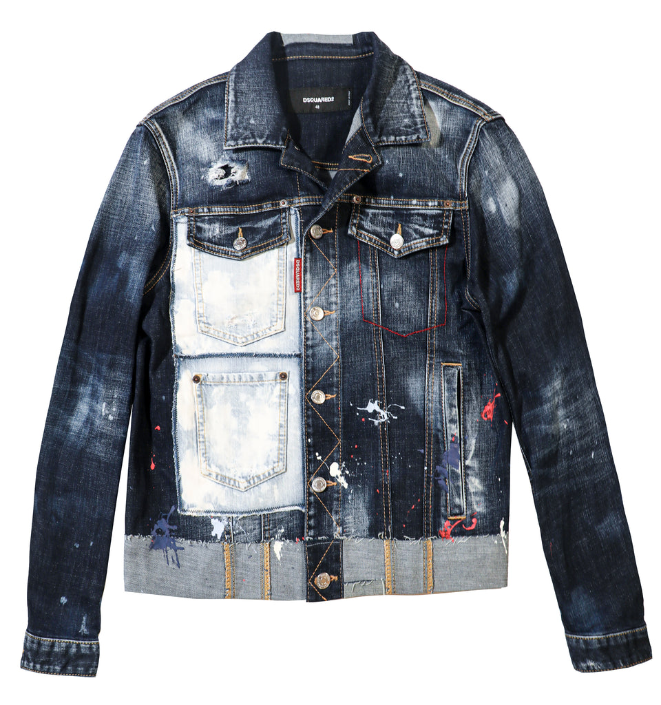 DSQUARED2 Dark Denim Jacket - PureAtlanta.com