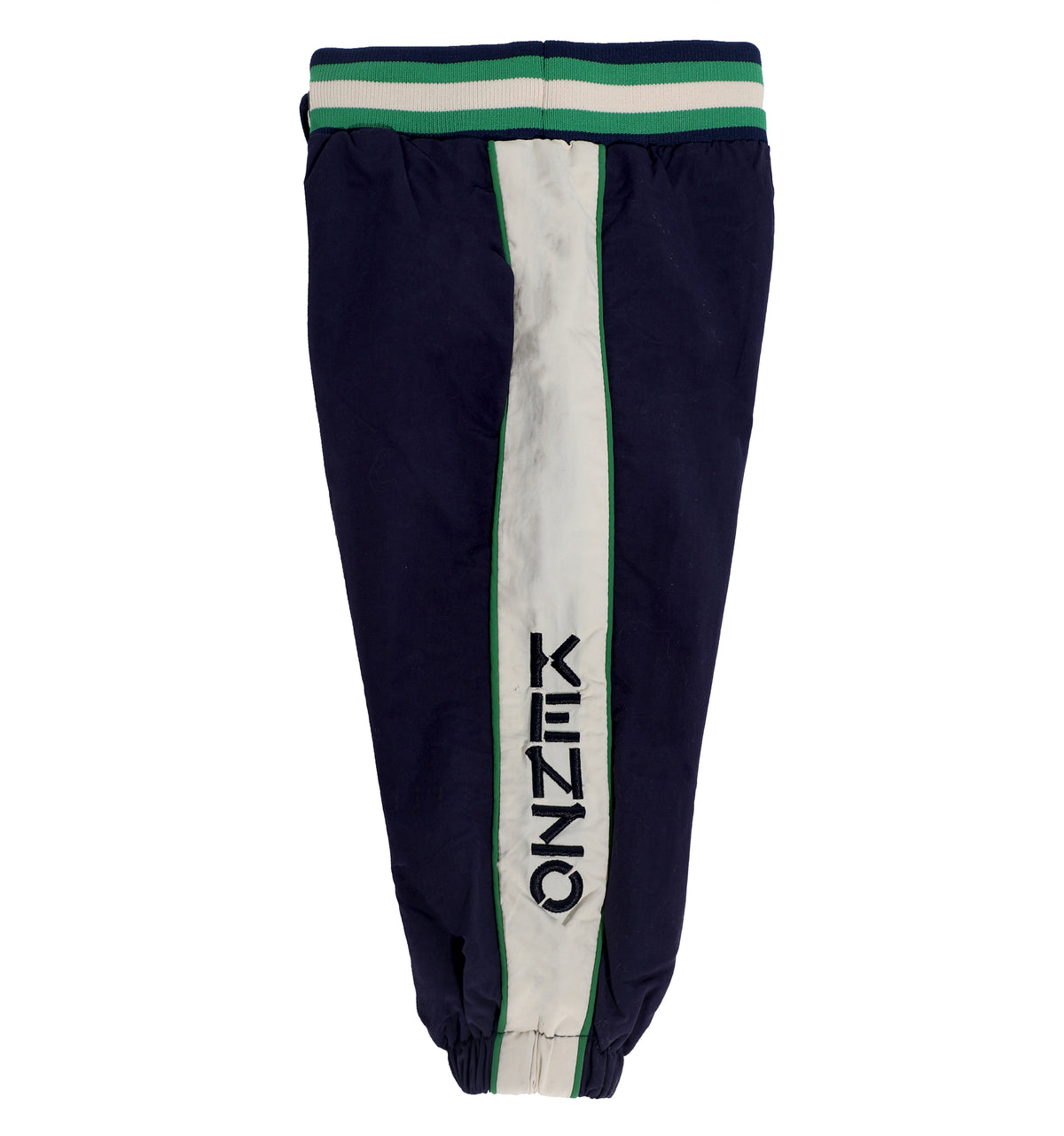 NYLON TROUSERS COLORBLOCK ELASTICATED WAIST EMBROIDERED KENZO ON THE SIDE