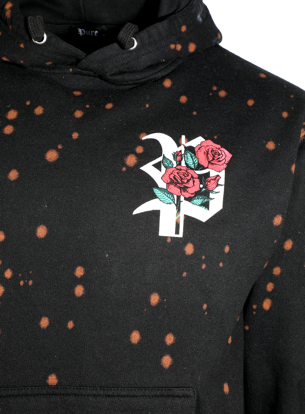 Pure Family Is Forever Tie-Dye Hoodie in black tie-dye – view 3 of 3