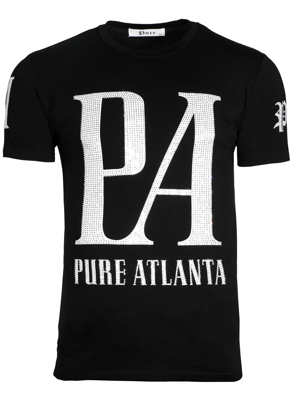 Pure "PA" Diamond Tee in black – view 1 of 4