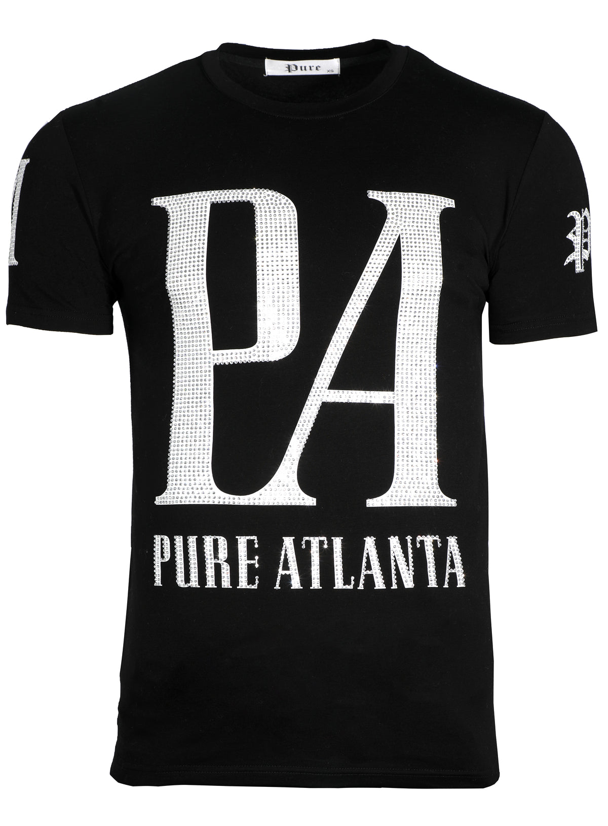 Pure &quot;PA&quot; Diamond Tee - Black