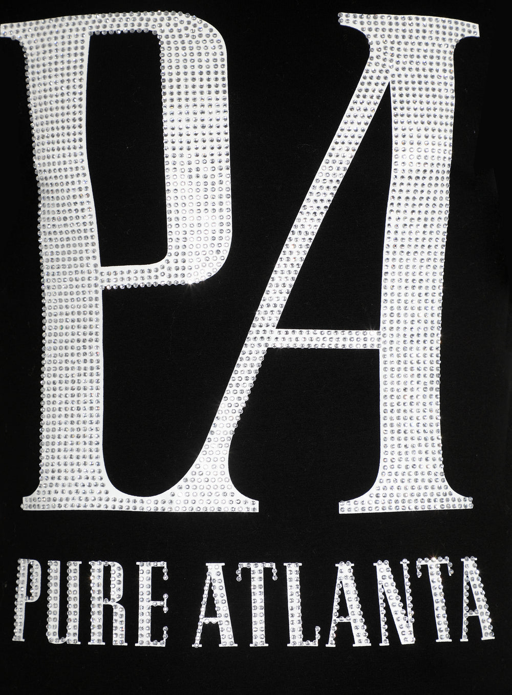 Pure "PA" Diamond Tee in black – view 2 of 4