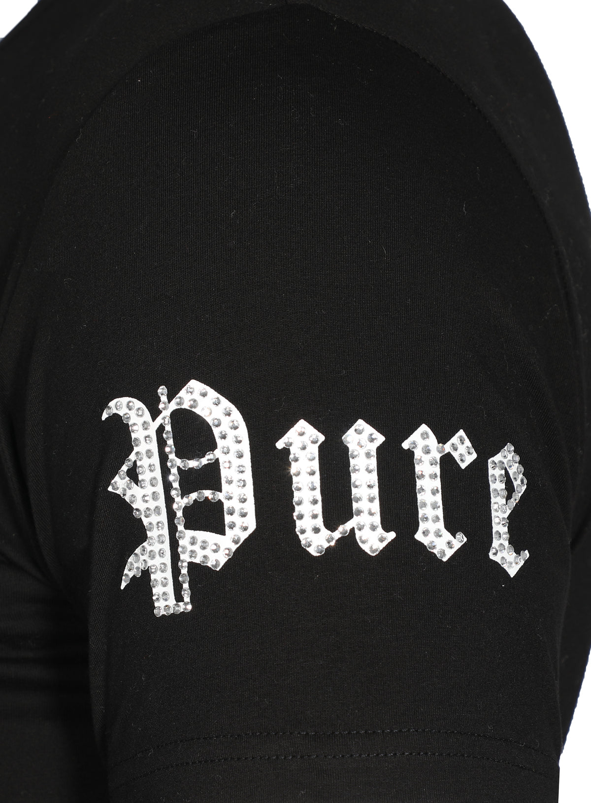 Pure &quot;PA&quot; Diamond Tee - Black