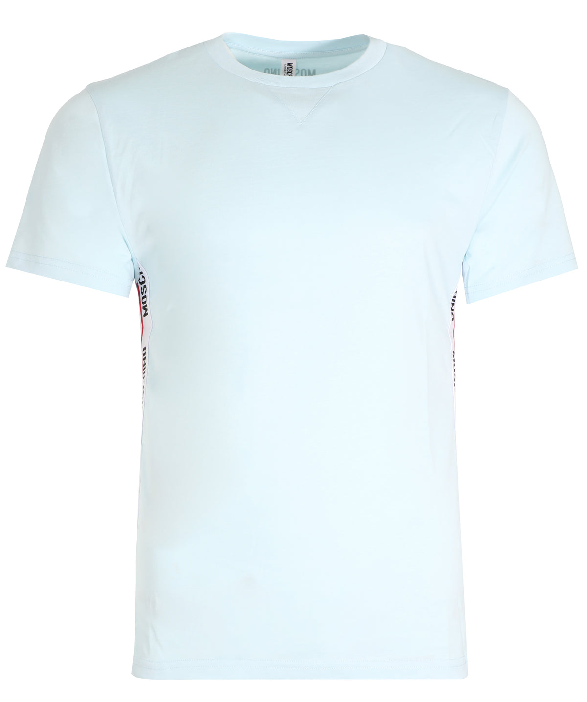 SIDE STRIPE LOGO TEE - BABY BLUE