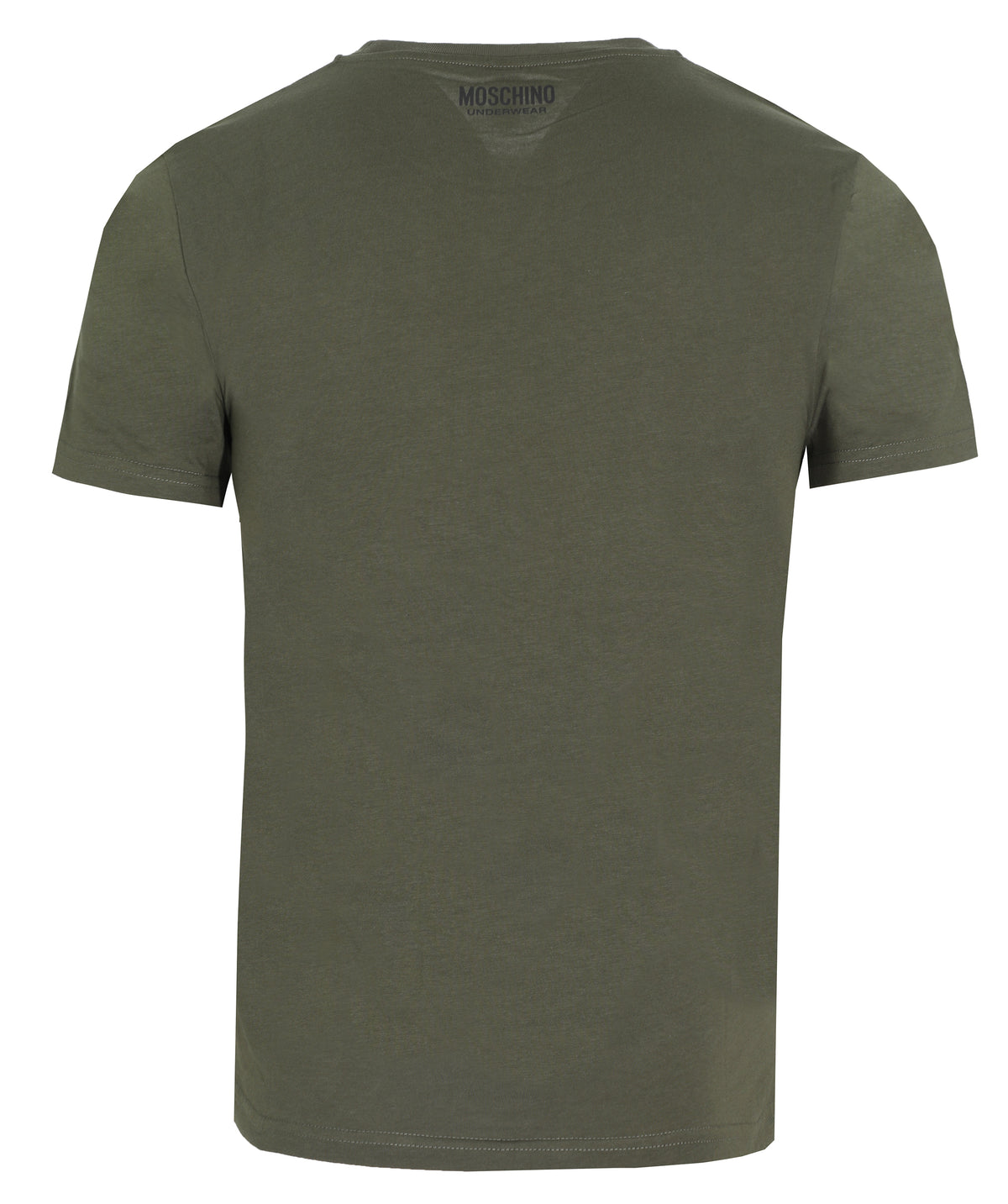 SIDE STRIPE LOGO TEE - OLIVE GREEN