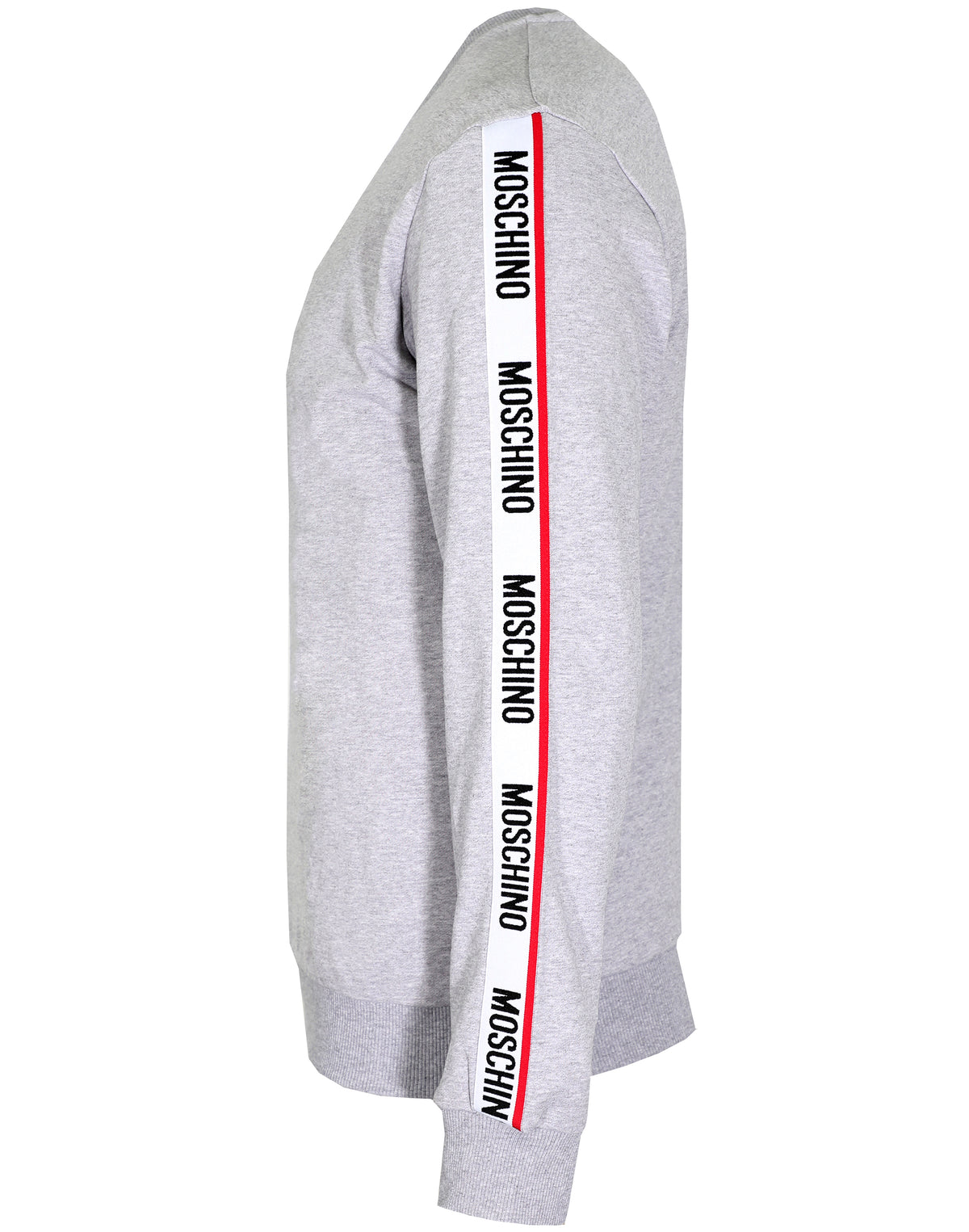 COTTON SWEATSHIRT W| SIDE STRIPE - GREY