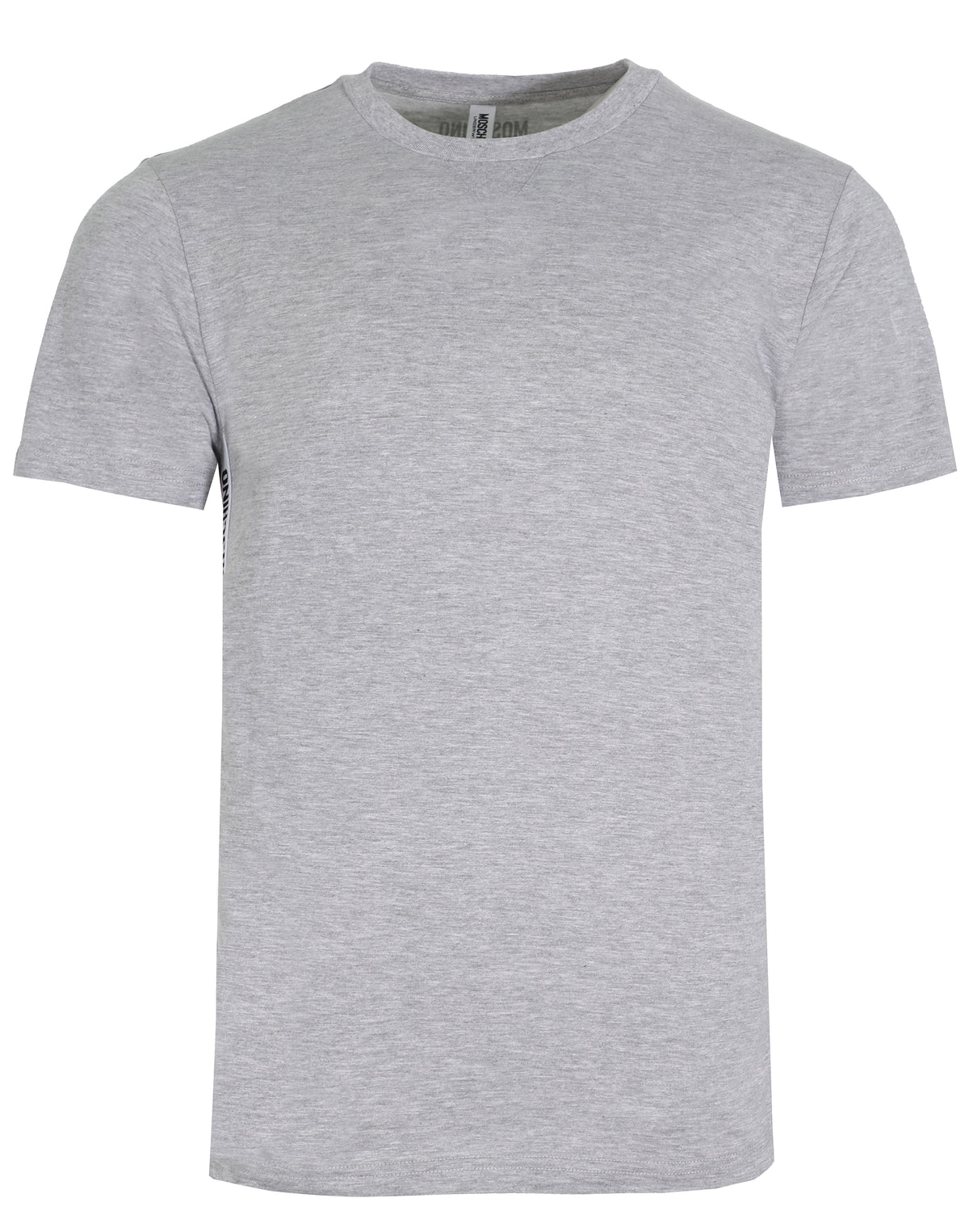 SIDE STRIPE LOGO TEE - GREY