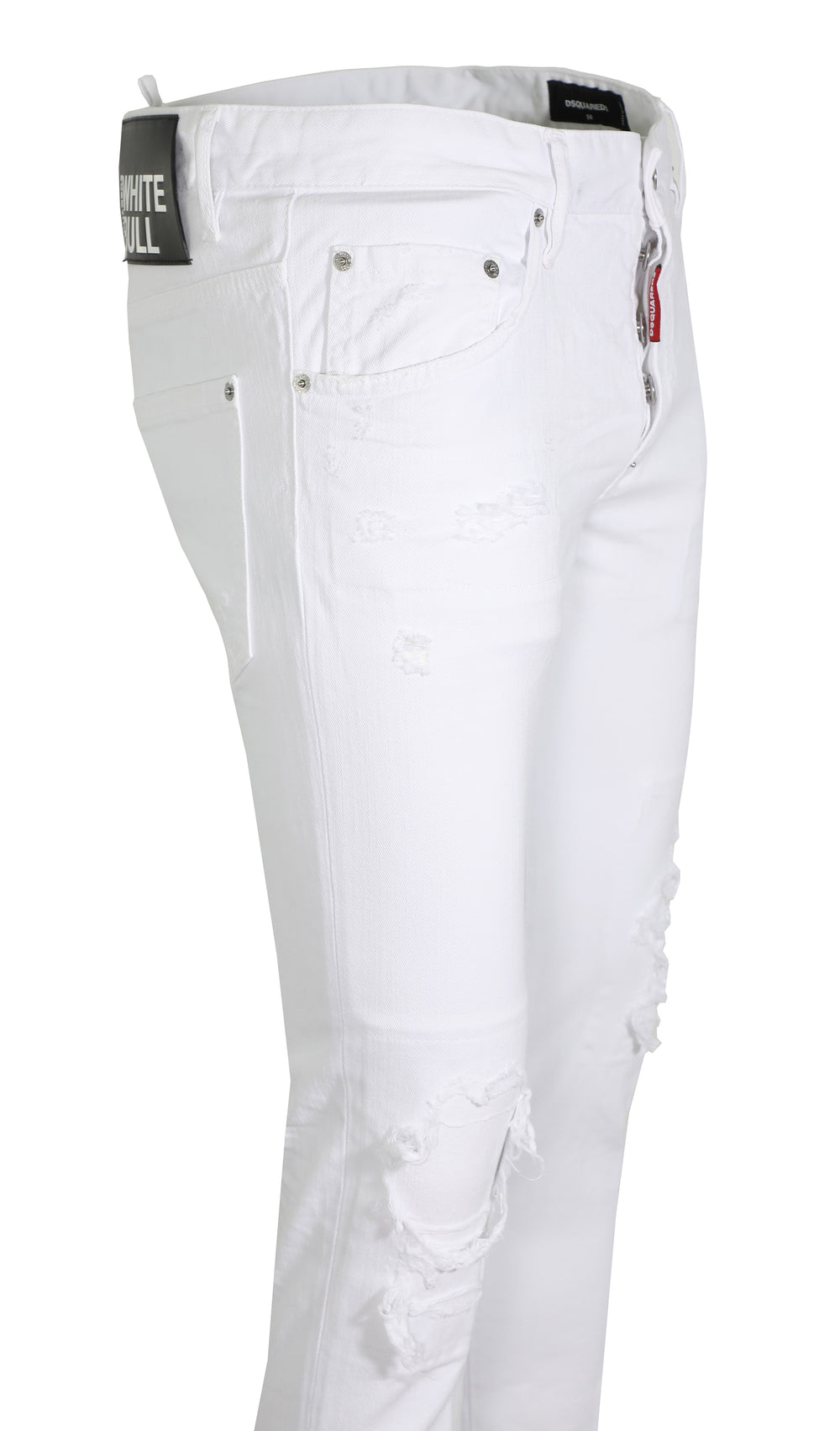 Dsquared2 Skater 5 Pocket White Denim in white – view 2 of 3