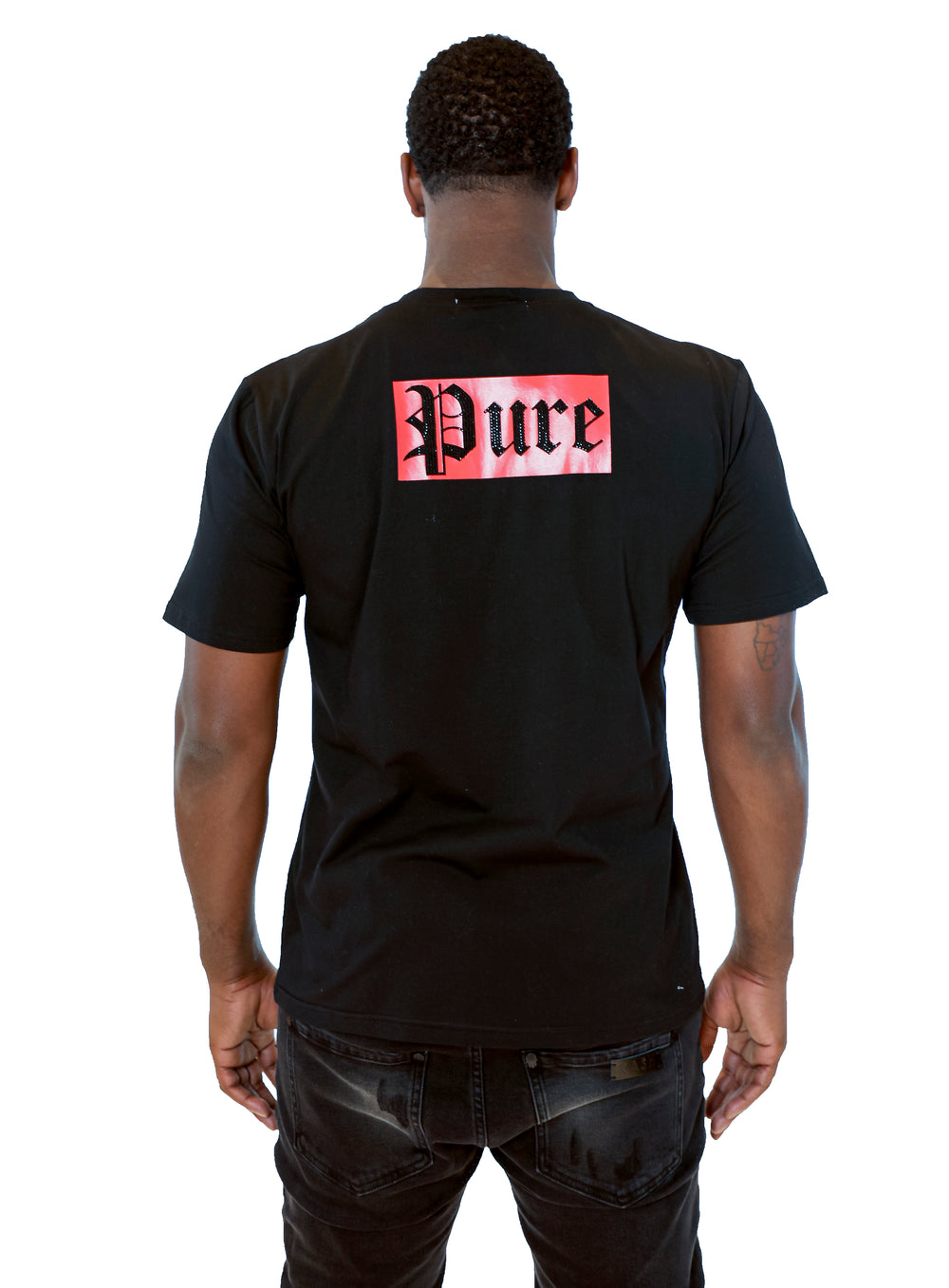 Pure Culture Diamond Tee in black – view 4 of 8