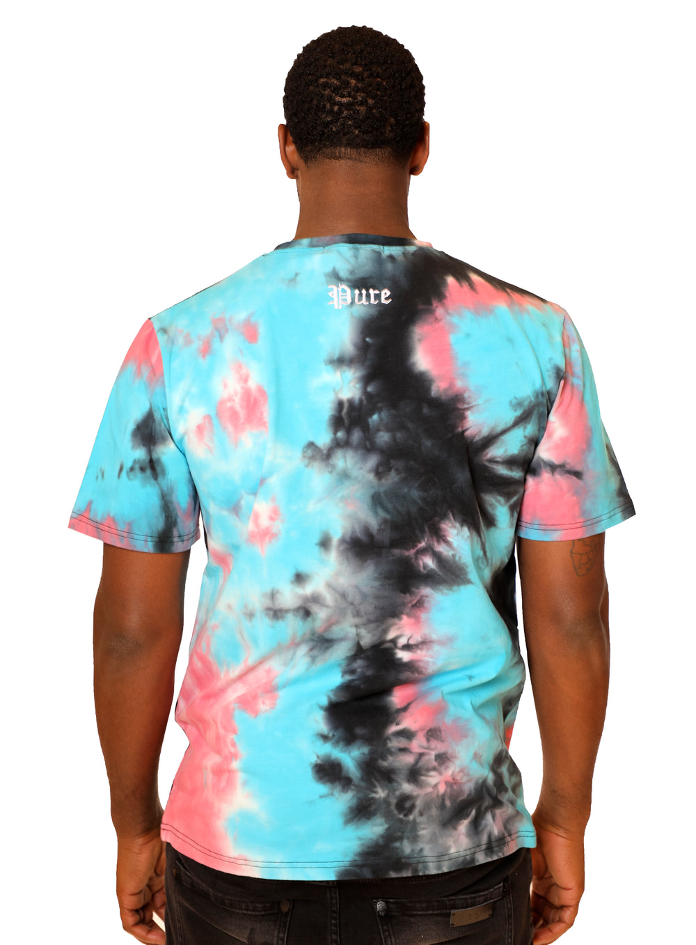 Pure Tie Dye Tee in Cotton Candy – view 3 of 4