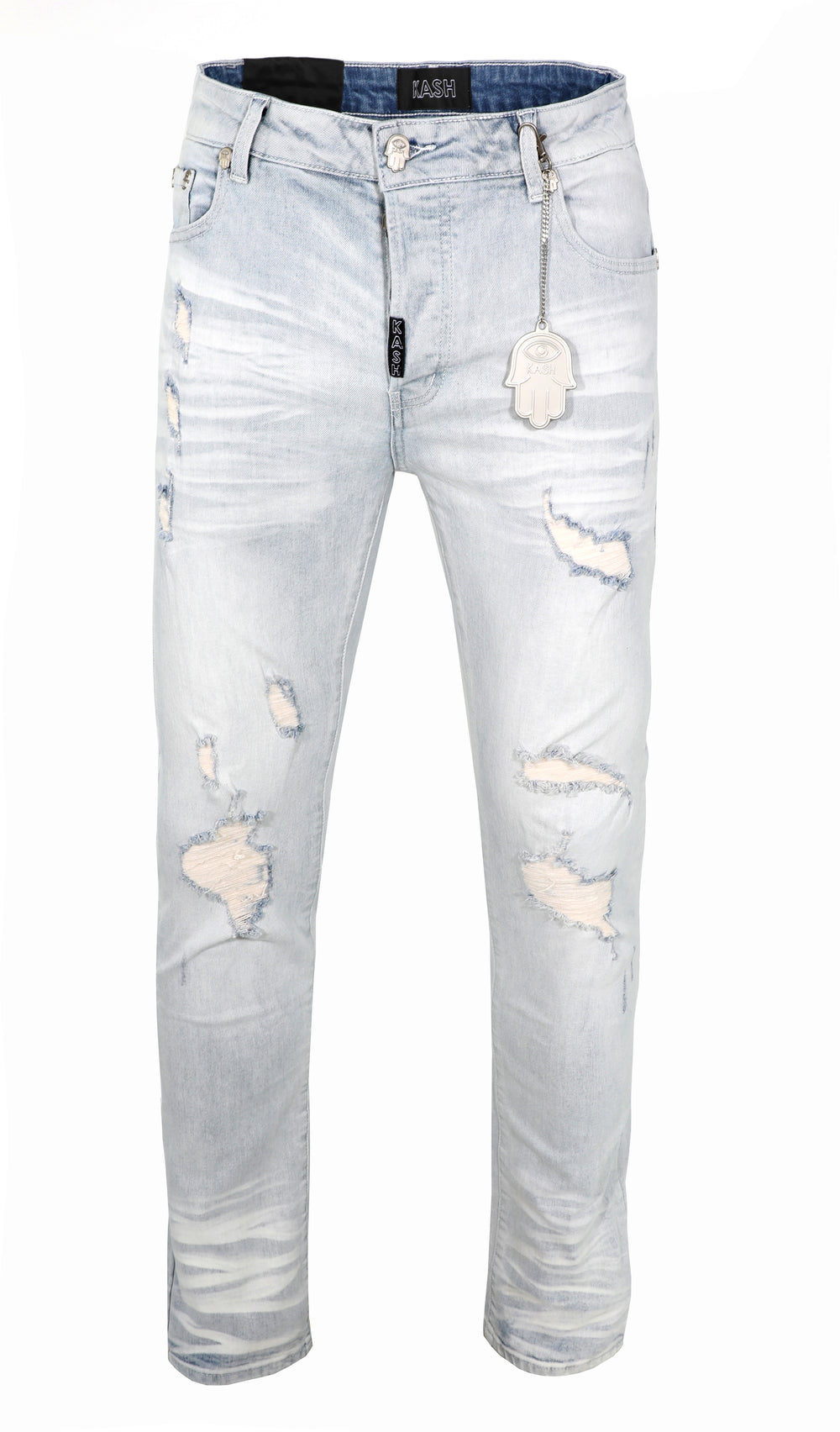 Kash Men's Light Blue Denim in light blue – view 1 of 5