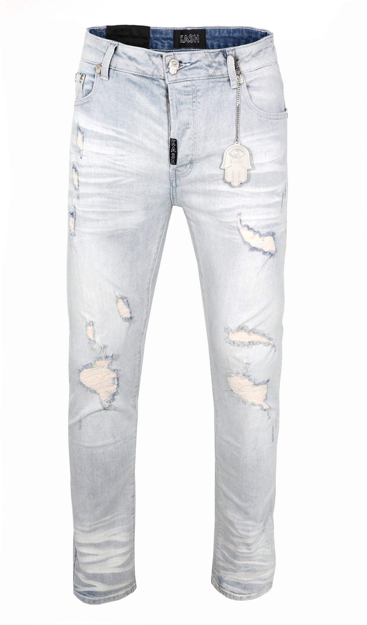 Kash Men's Light Blue Denim in light blue – view 1 of 5