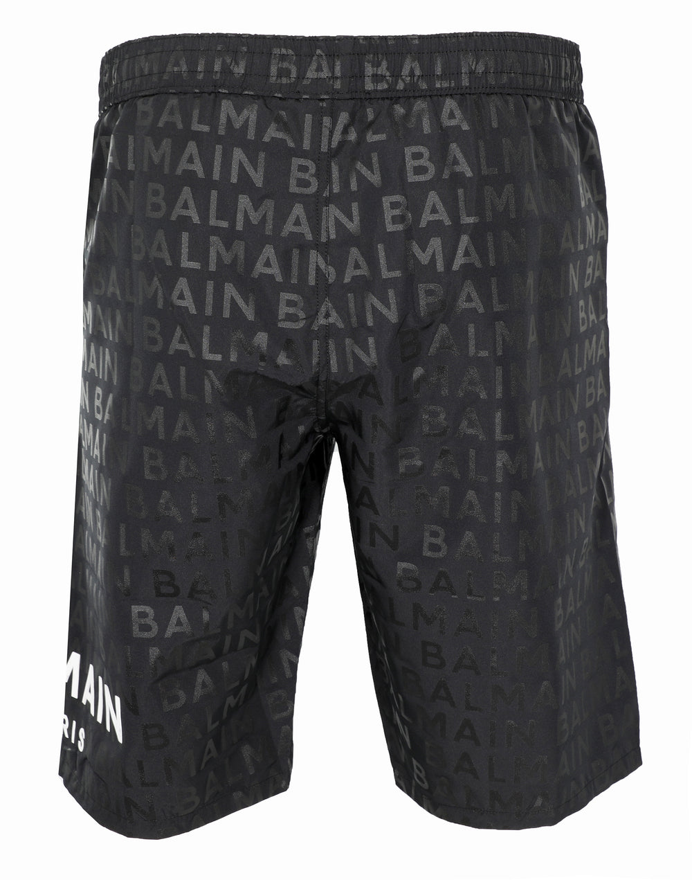 Balmain Logo Swim Short w/ Black Print