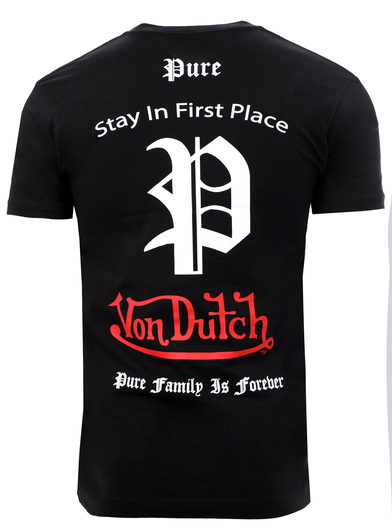 Von Dutch x Pure Double Fire Eye Tee in black – view 2 of 2