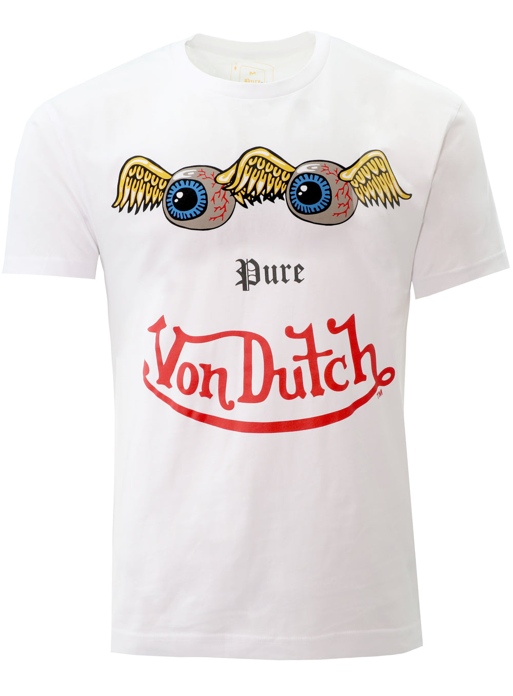 Von Dutch x Pure Flying Eye Tee in white – view 1 of 2