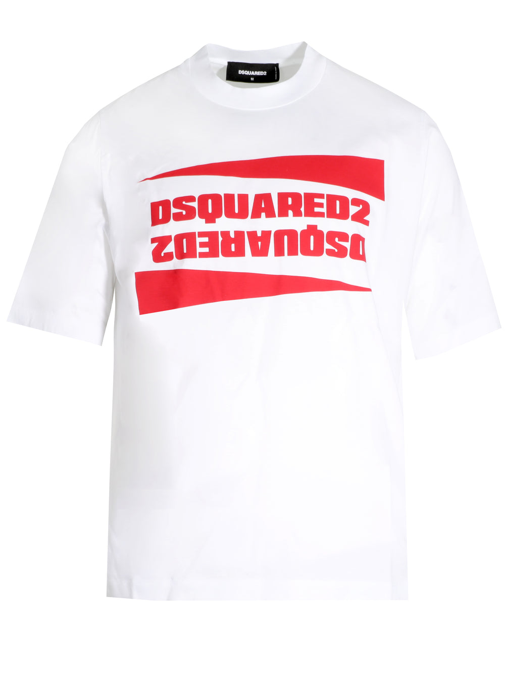 DSQUARED2 Reverse D2 Football Tee in White – view 1 of 1