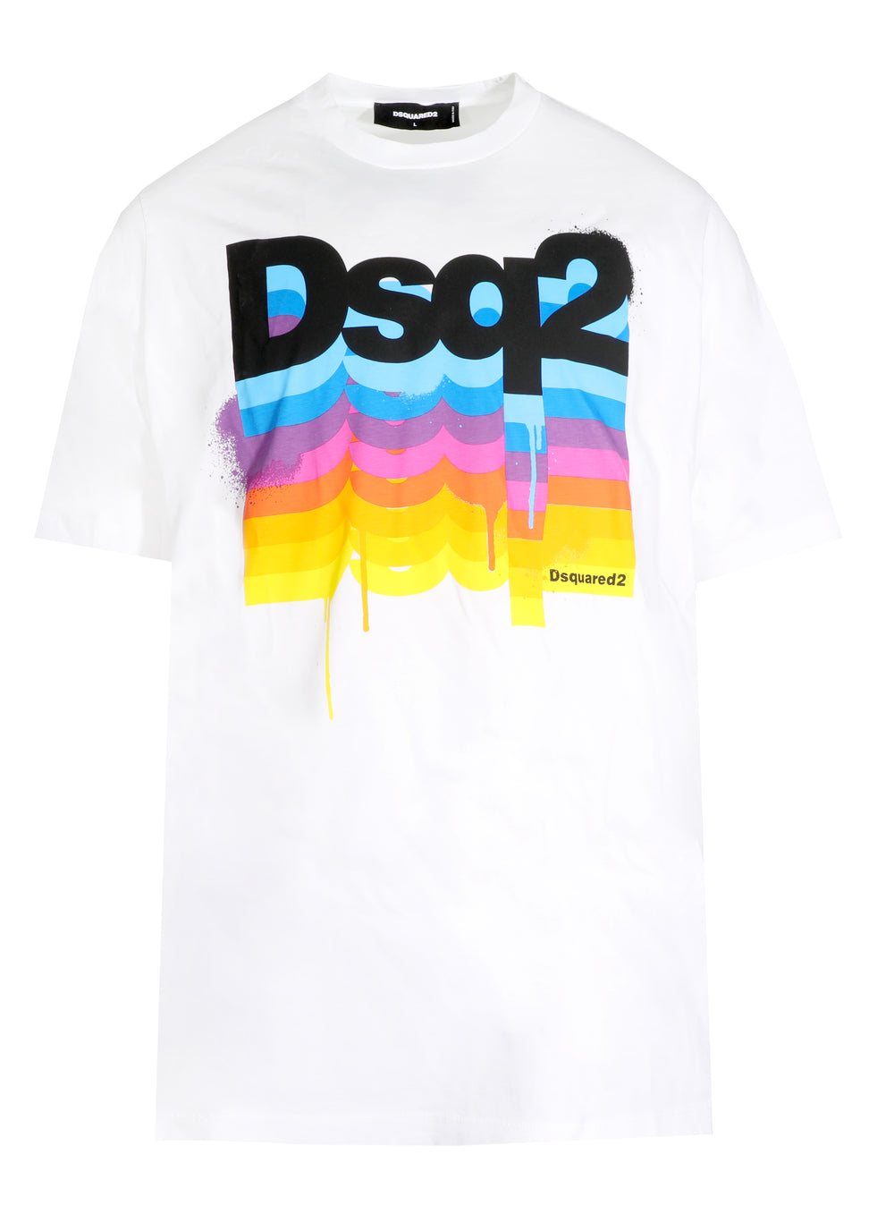 Dsquared2 Dsq2 Slouch Tee in white – view 1 of 1