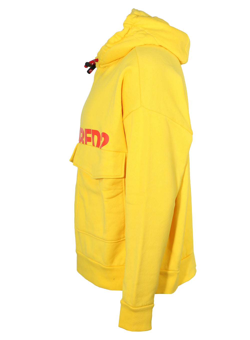 DSQUARED2 Arctic Pocket Ski Hoodie in yellow – view 2 of 2