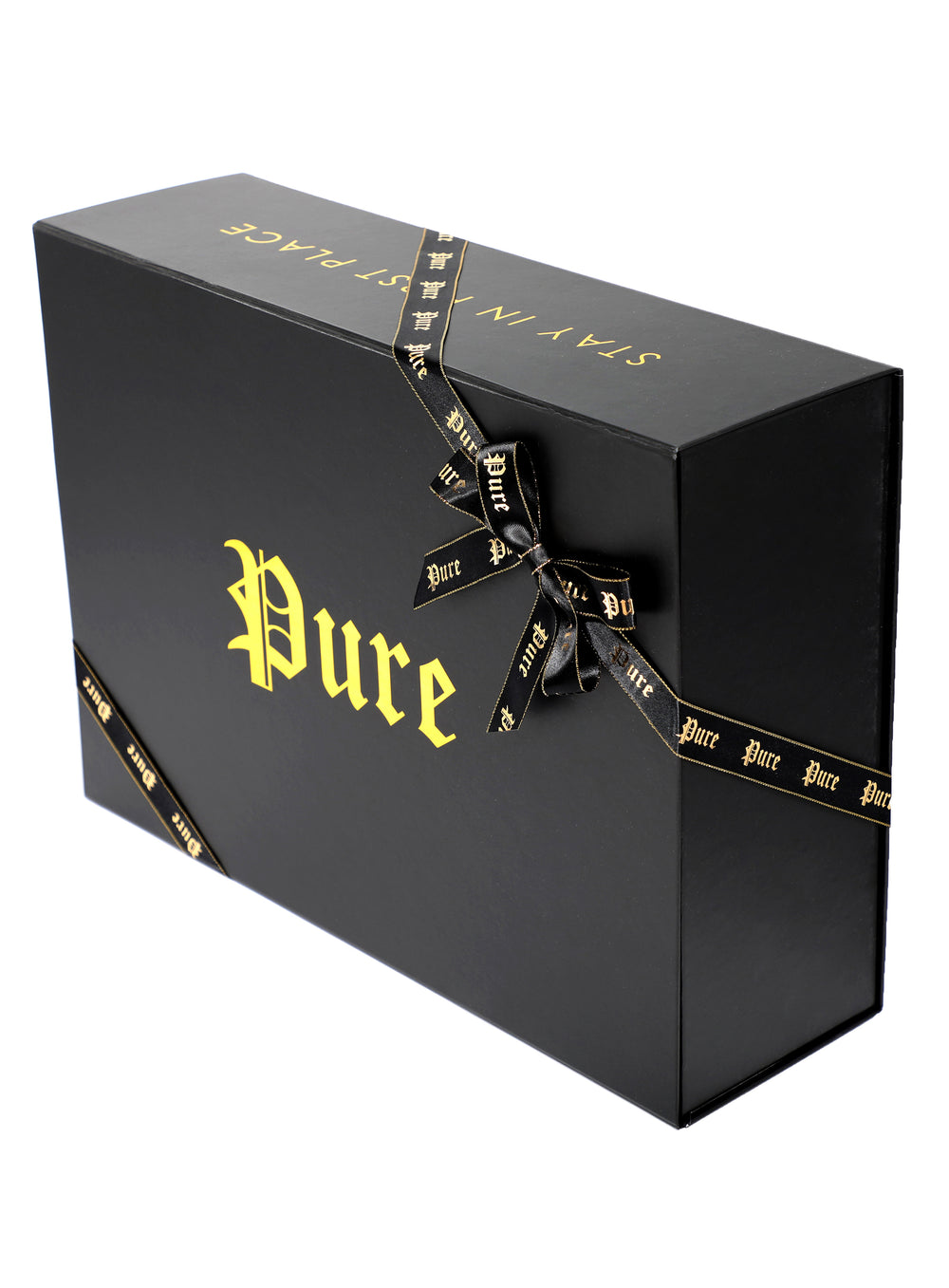 Pure Gift Box in black with gold – view 1 of 6