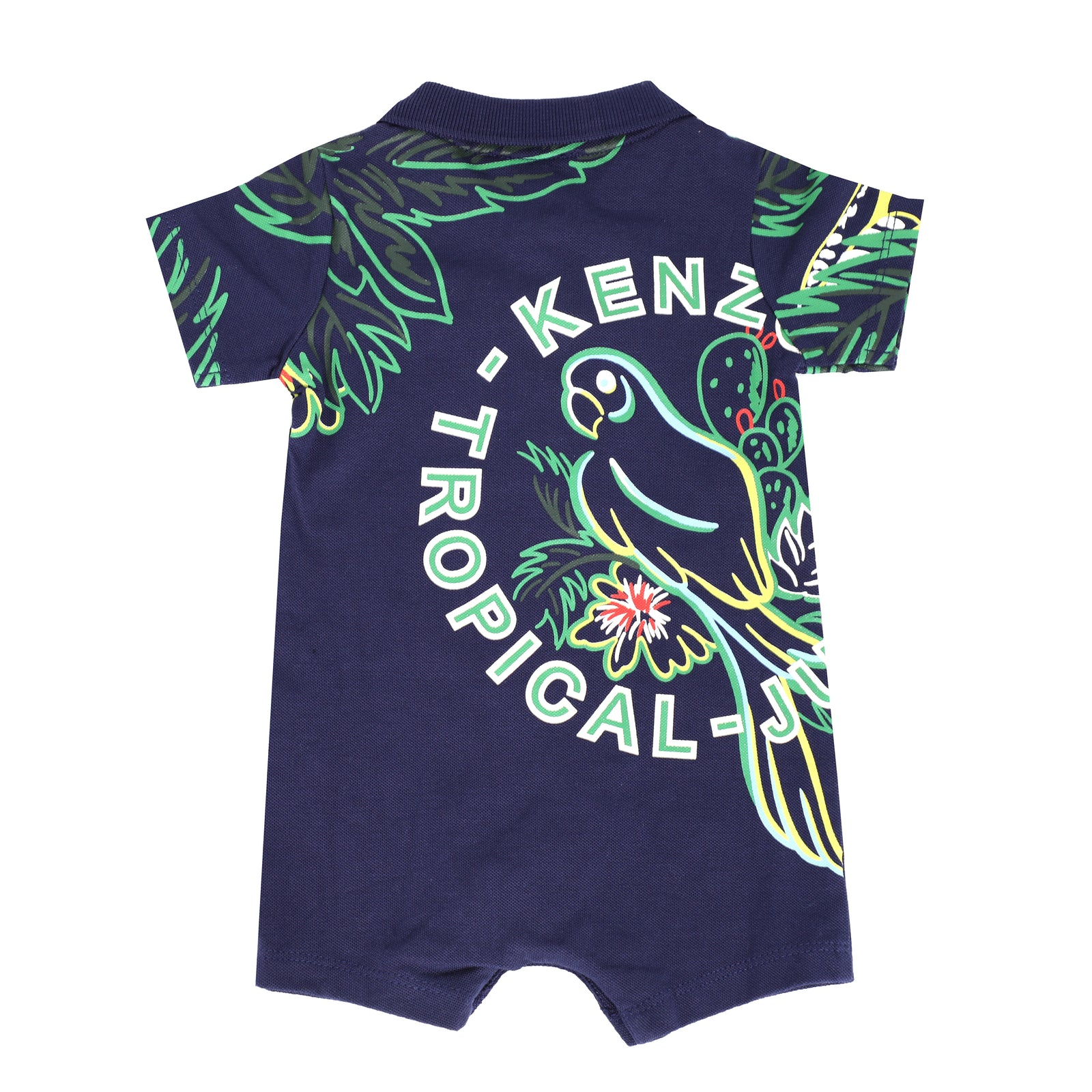 POLO COLLAR OVERALL W| MULTI-ICONICS - NAVY