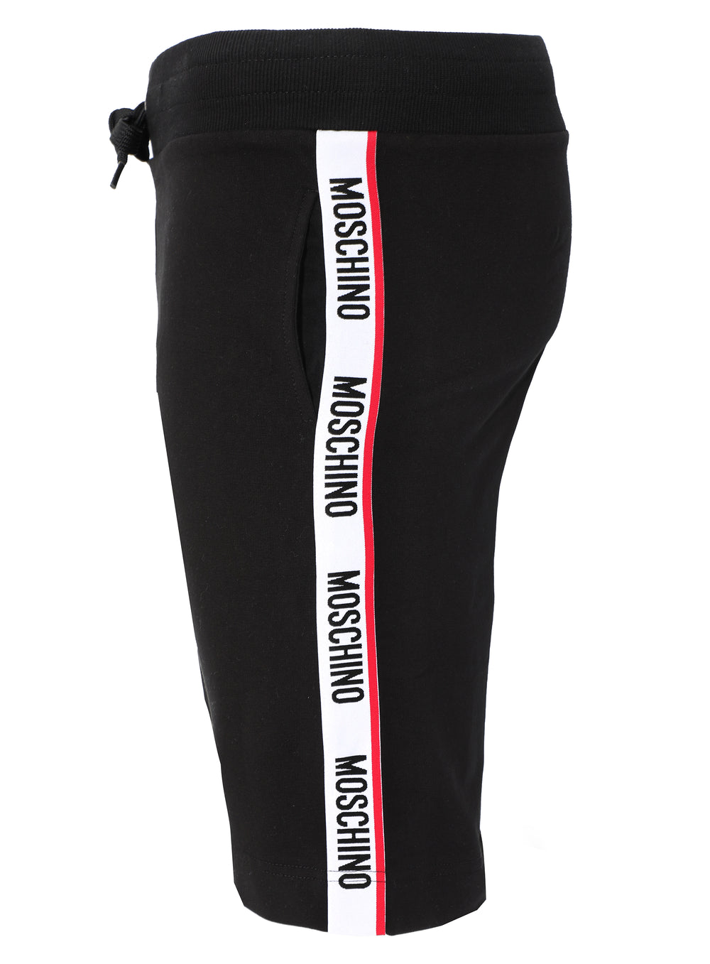 Moschino Logo Band Shorts in black – view 1 of 3