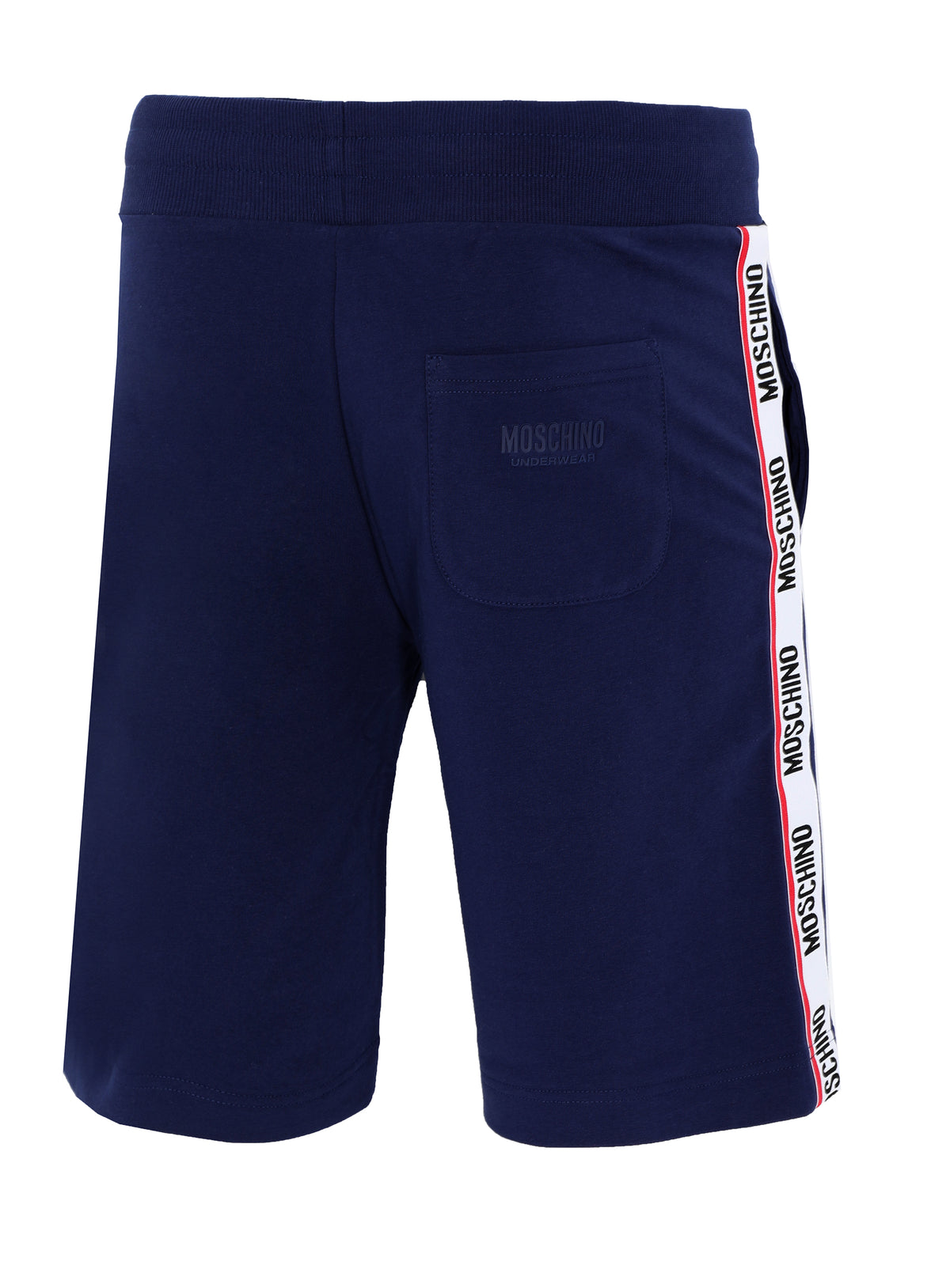 MOSCHINO LOGO BAND SHORTS - NAVY