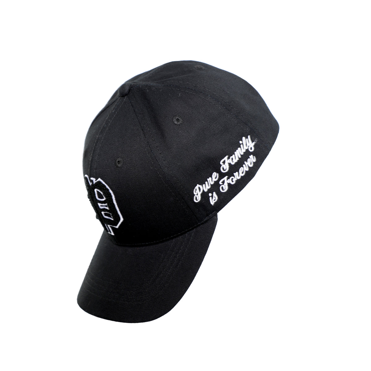 PURE CHENILLE TRUCKER - BLACK
