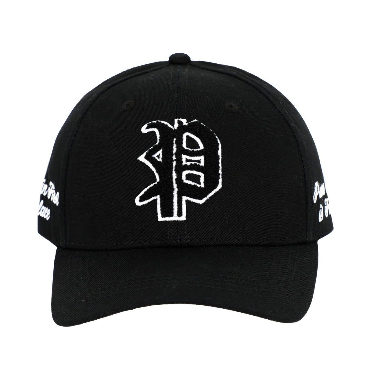 PURE CHENILLE TRUCKER - BLACK