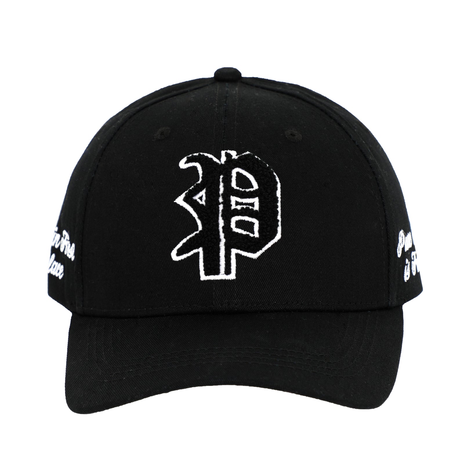 PURE CHENILLE TRUCKER - BLACK