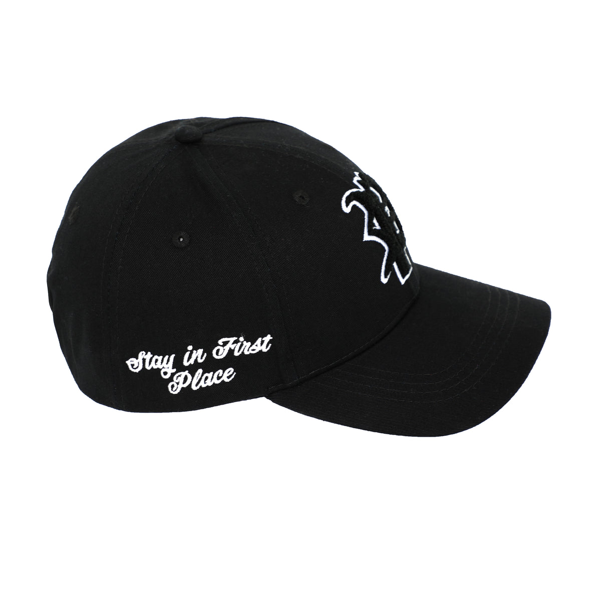 PURE CHENILLE TRUCKER - BLACK