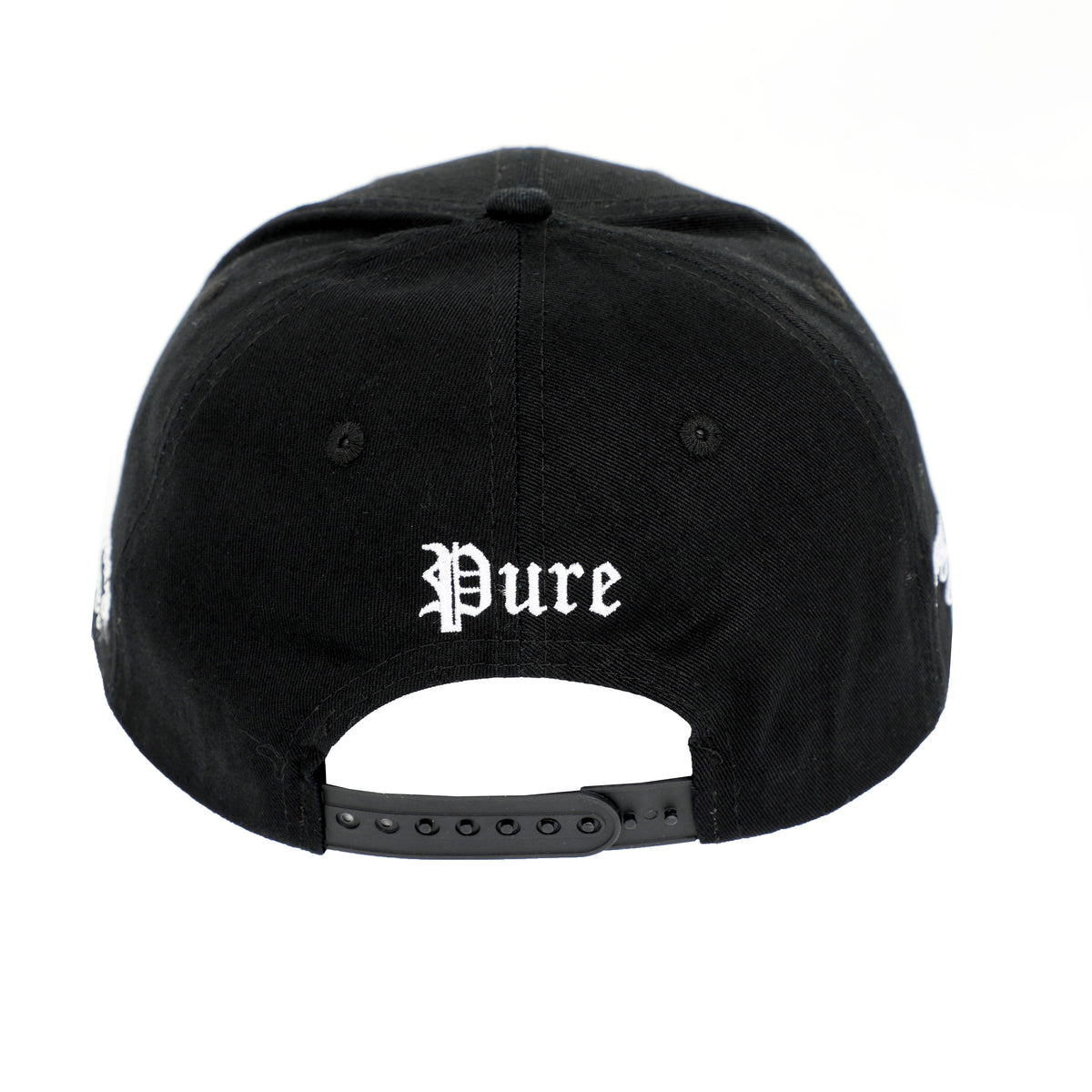 PURE CHENILLE TRUCKER - BLACK