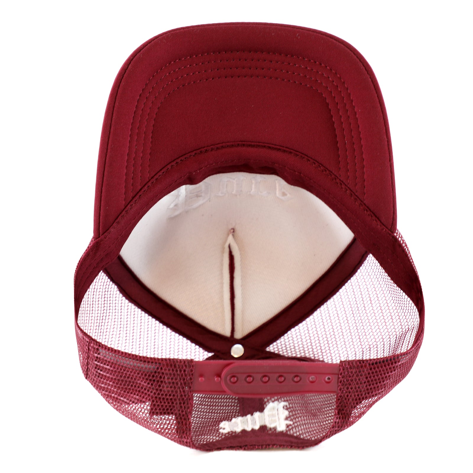 Pure Logo Snapback in burgundy – view 4 of 4